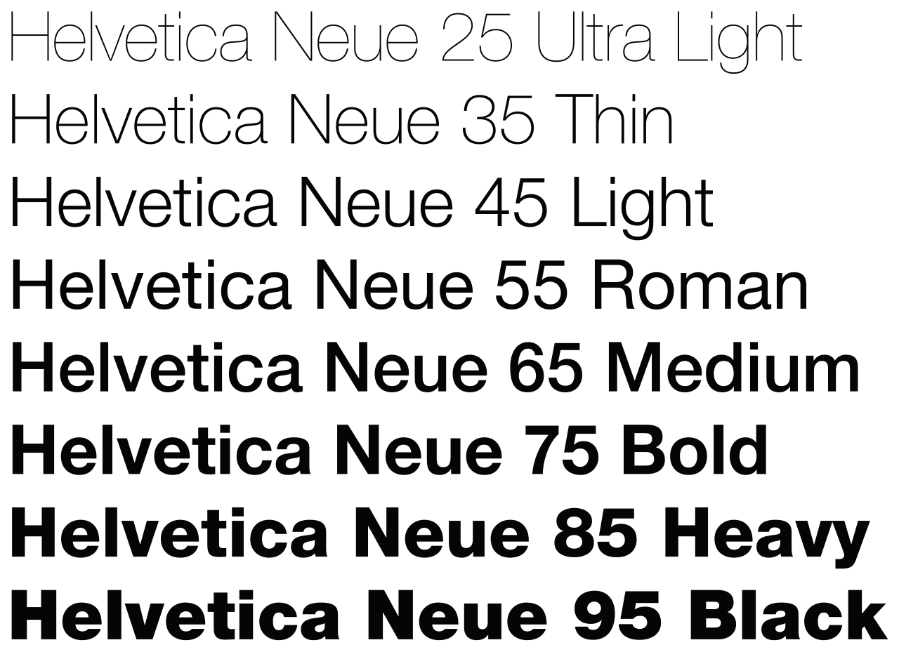 Helvetica Neue Font Family Free Download Mac